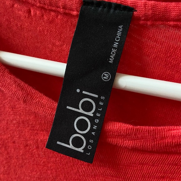 Bobi LA Short Sleeve Tuck Tee - Picture 3 of 4